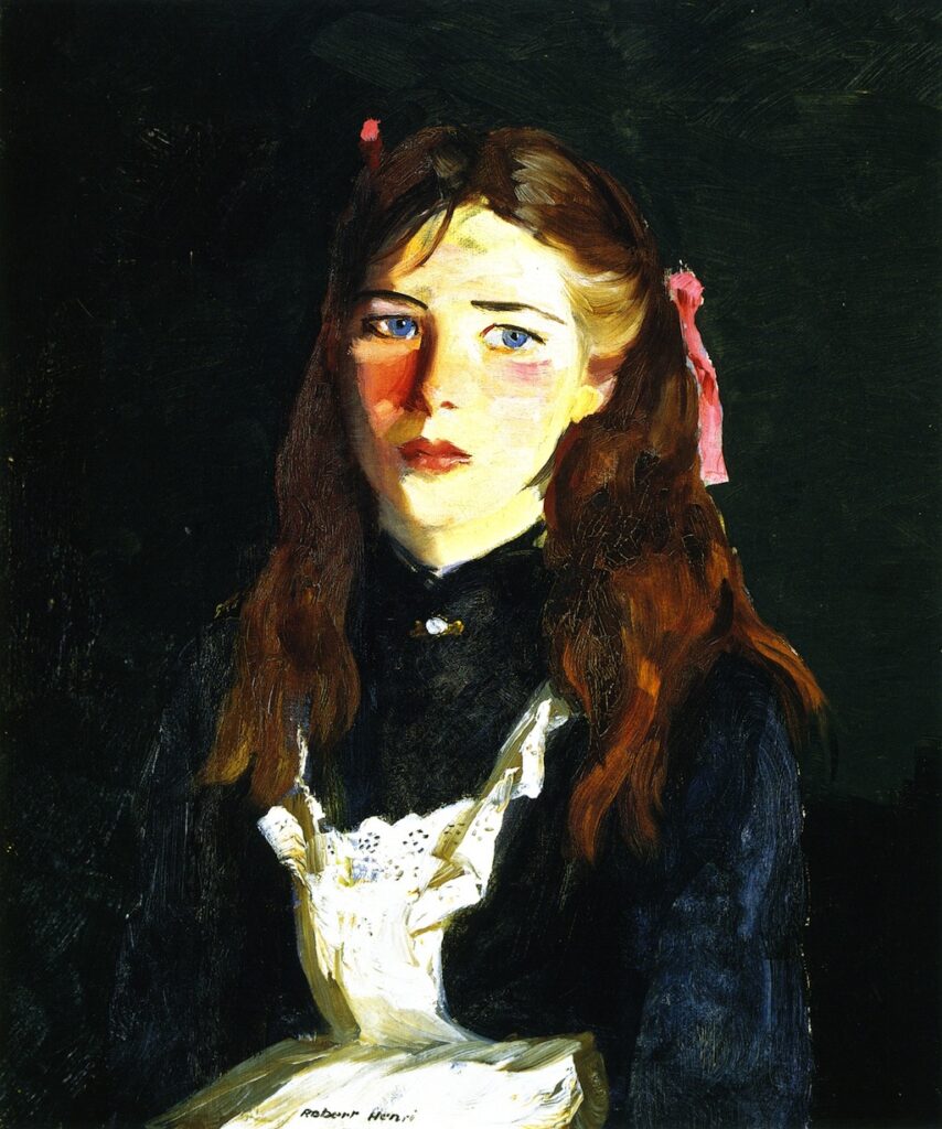 Irish Lass (1913) - Robert Henri Tablo