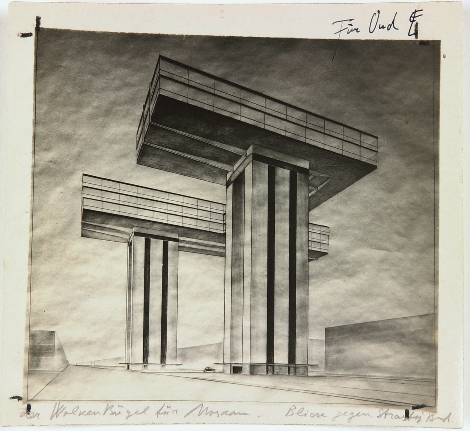Iron in clouds', for Strastnoy Boulevard (1925) - El Lissitzky Tablo