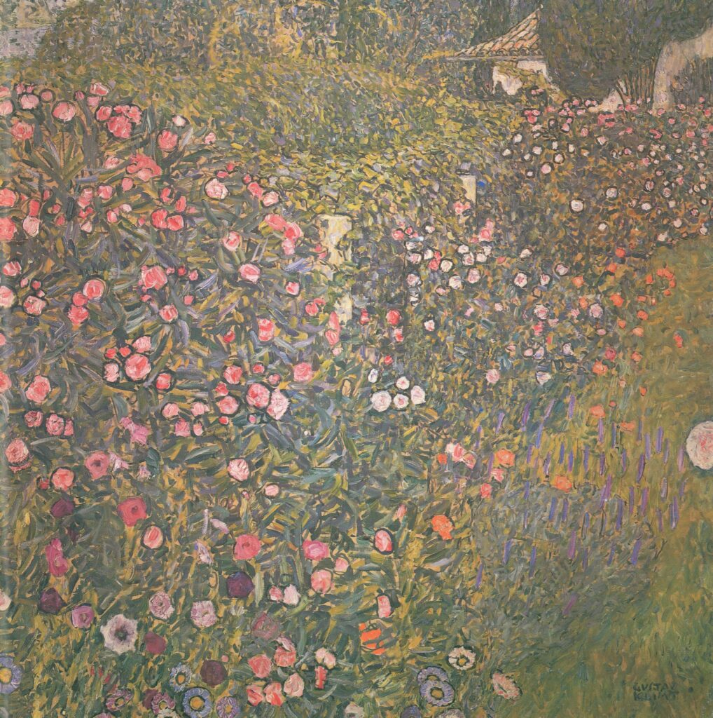 Italian horticultural landscape (1913) - Gustav Klimt Tablo