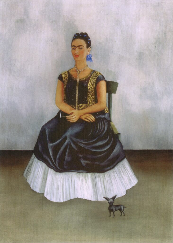 Itzcuintli Dog with Me (1938) – Frida Kahlo Tablo