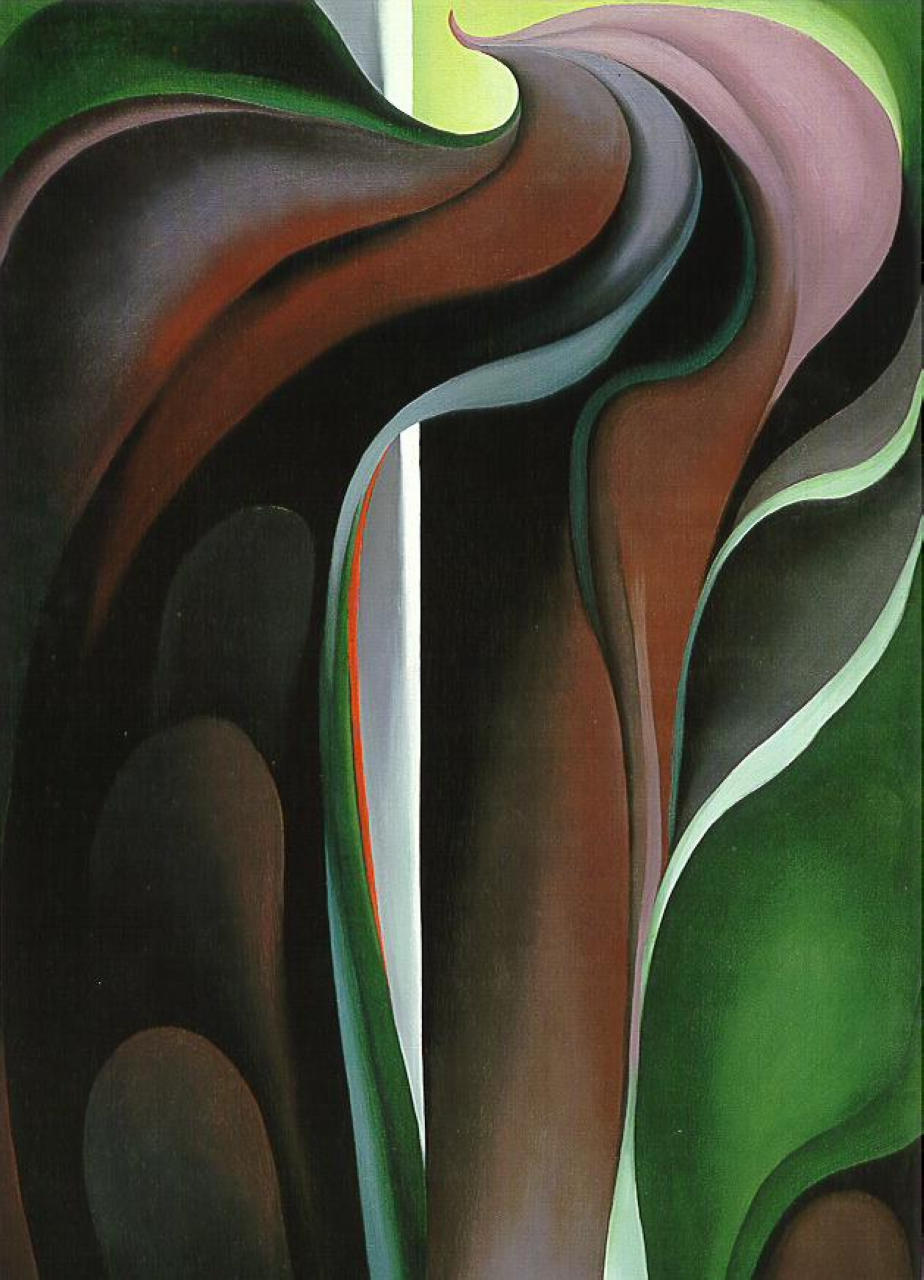 Jack in the Pulpit №V - Georgia O'Keeffe Tablo