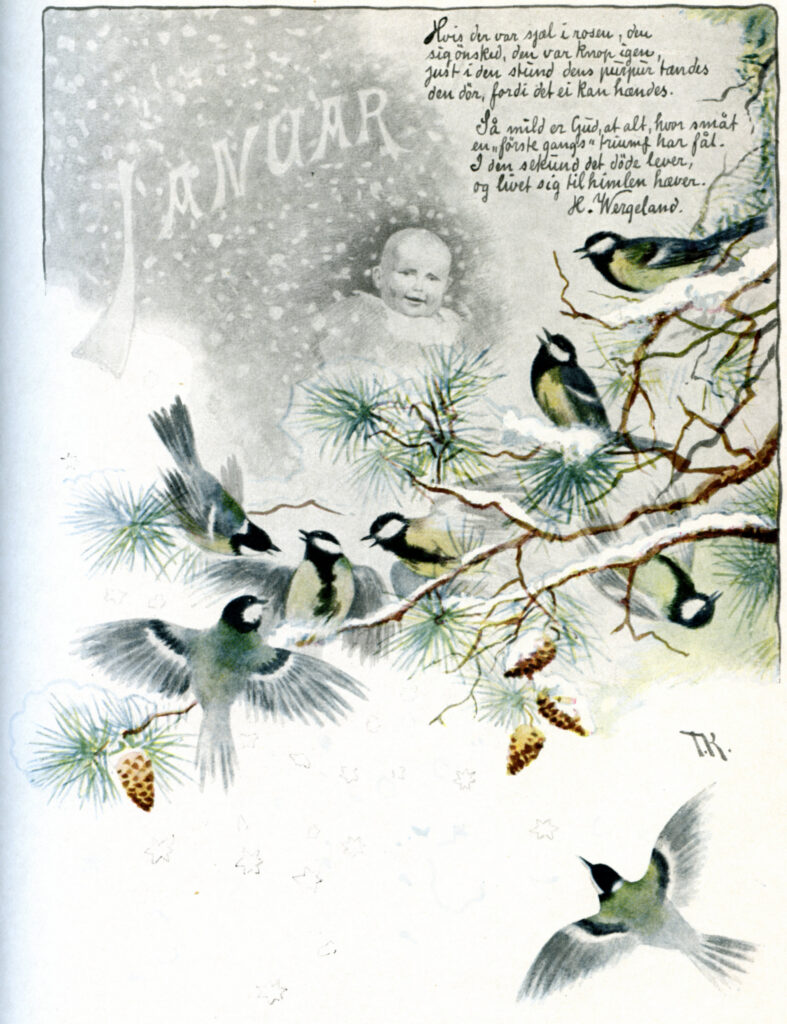 January (1890) - Theodor Severin Kittelsen Tablo