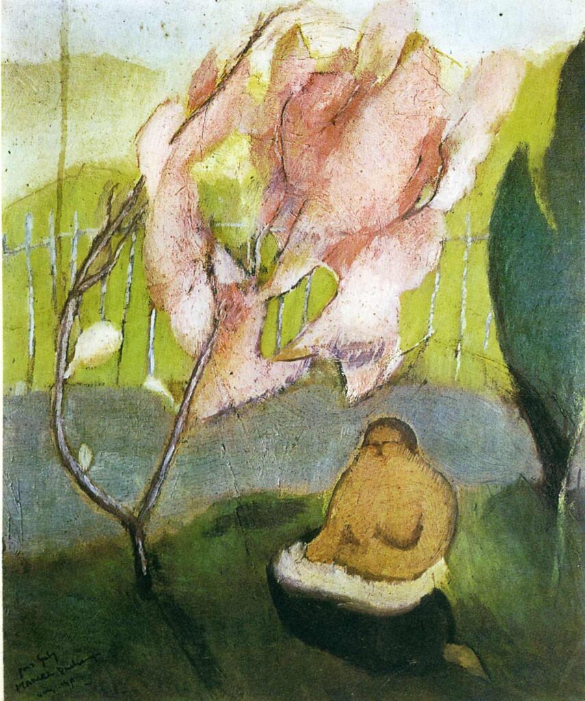Japanese Apple Tree (1911) - Marcel Duchamp Tablo