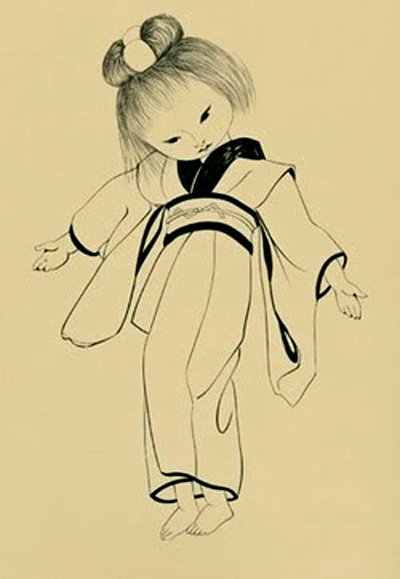 Japanese Doll – Tsuguharu Foujita Tablo