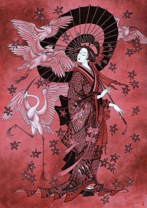 Japanese Motif – Zaya Tablo