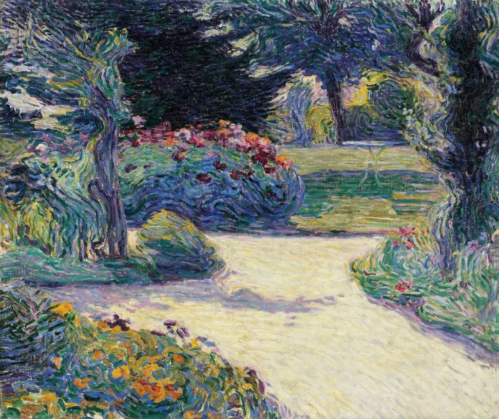 Jardin À Kalmthout (1892) – Henry van de Velde Tablo