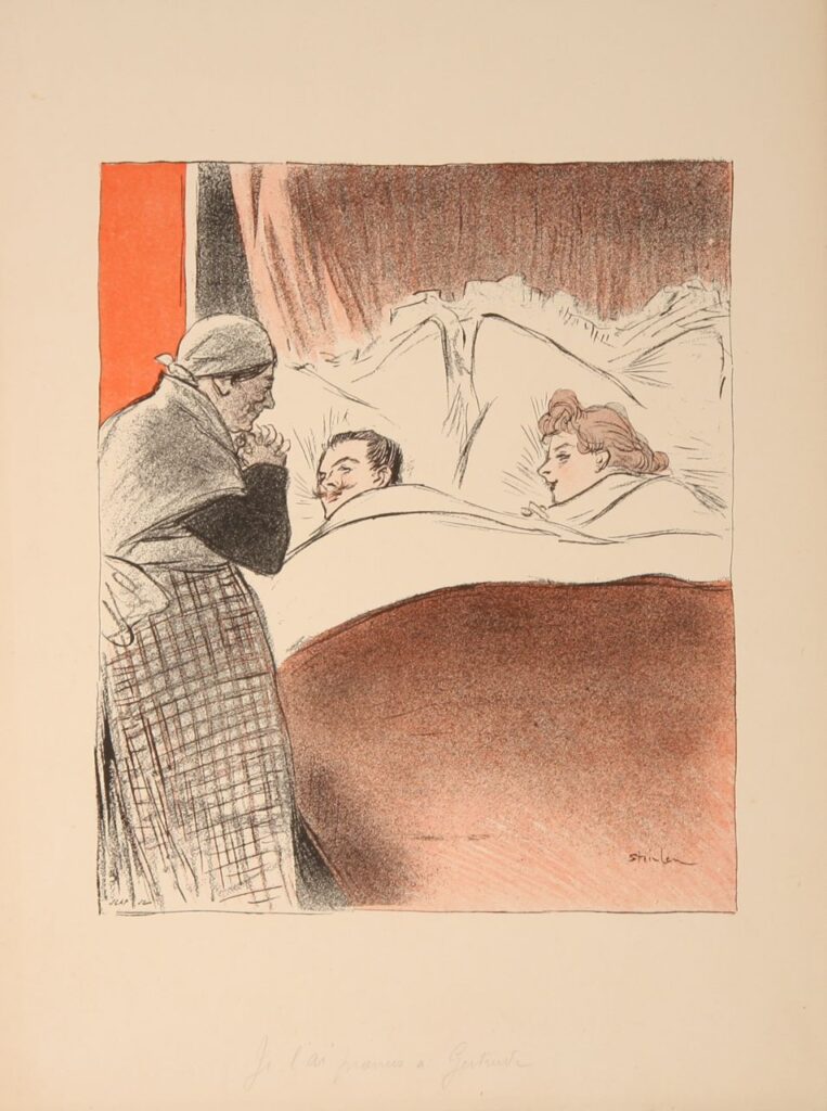 Je L'Ai Promis a Gertrude - Théophile Steinlen Tablo