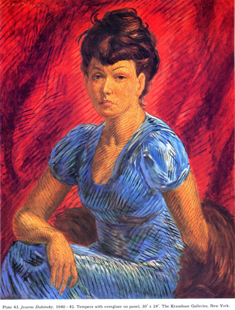 Jeanne Dubinsky (1940) - John French Sloan Tablo