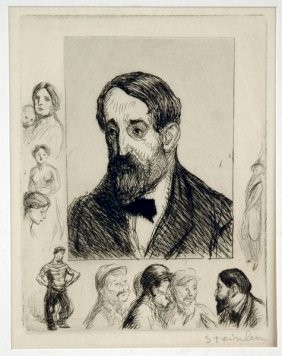 Jehan Rictus (1914) – Théophile Steinlen Tablo