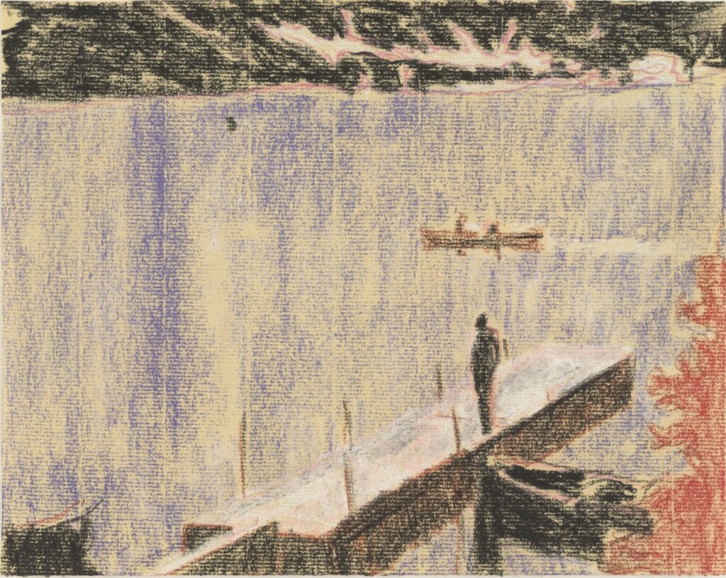 Jetty – Peter Doig Tablo
