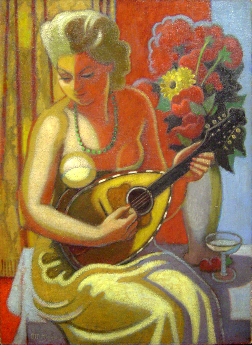 Jeune Femme à la Mandoline (1923) - Jean Metzinger Tablo