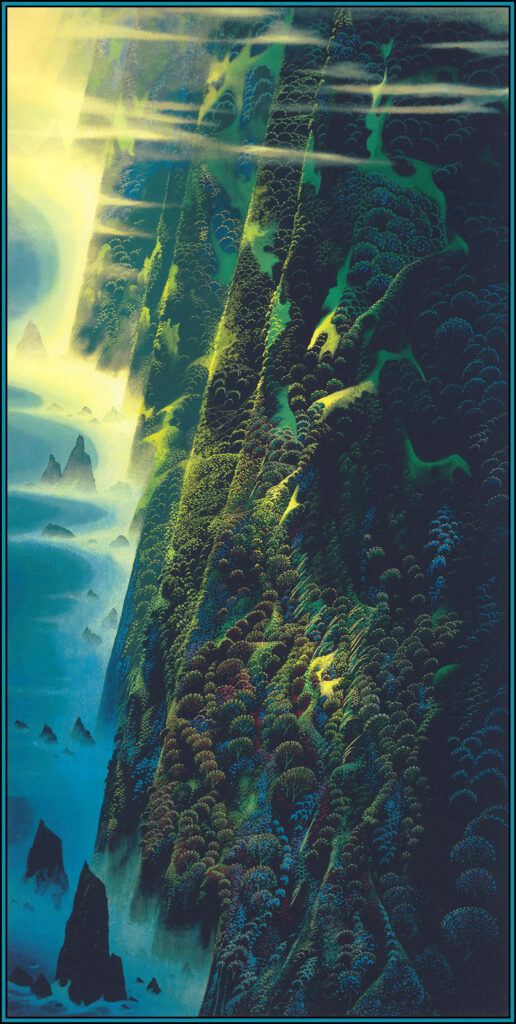 Jeweled Cliffs – Eyvind Earle Tablo