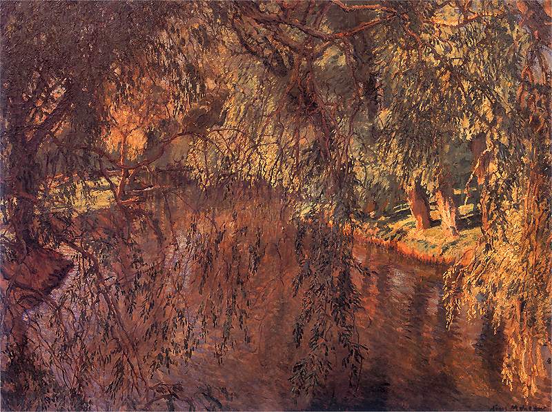 Jezioro Jesienia - Józef Mehoffer Tablo