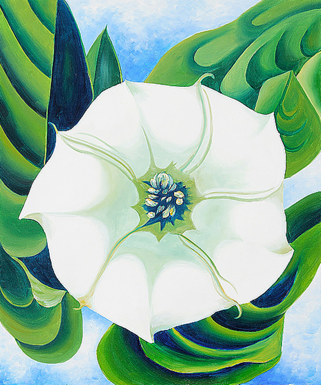 Jimson Weed (1932) - Georgia O'Keeffe Tablo