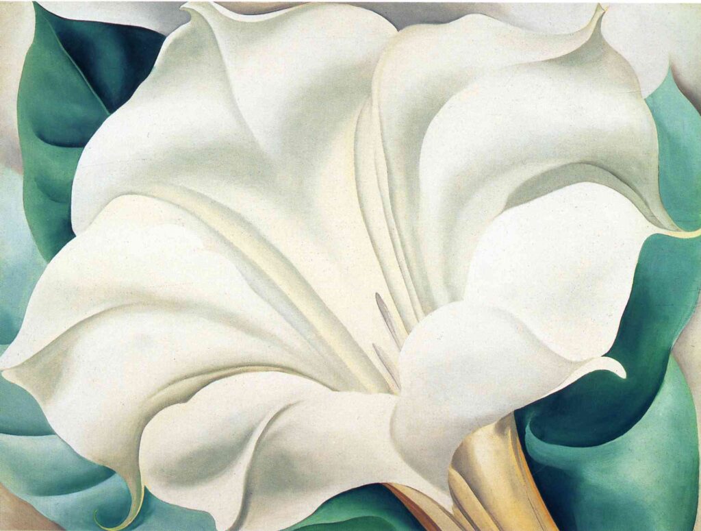 Jimson Weed 2 - Georgia O'Keeffe Tablo