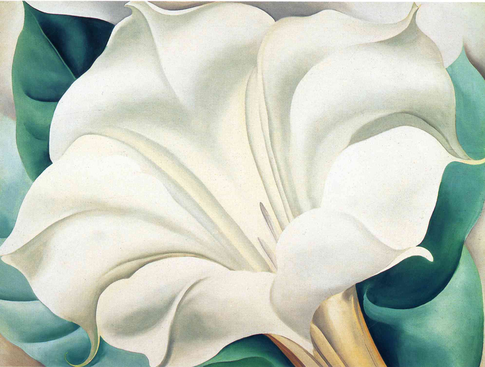 Jimson Weed 2 - Georgia O'Keeffe Tablo