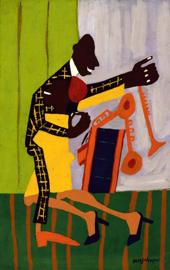 Jitterbugs (II) (1941) - William H. Johnson Tablo