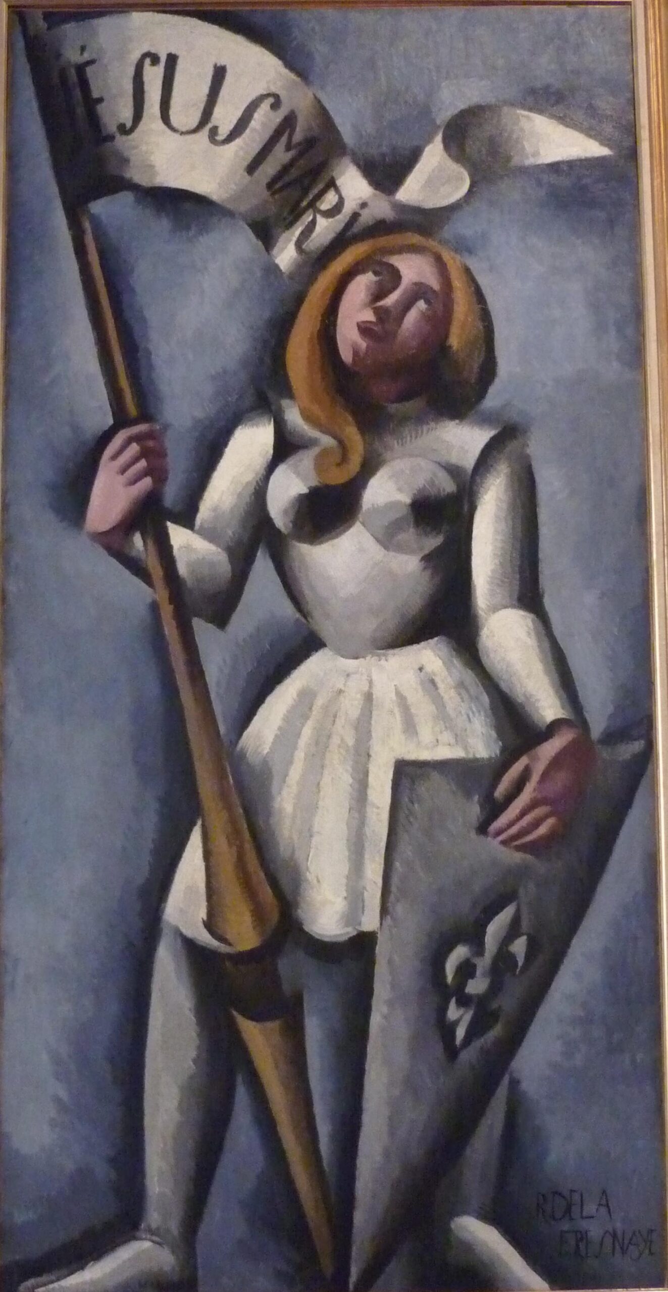 Joan of Arc (1912) - Roger de La Fresnaye Tablo