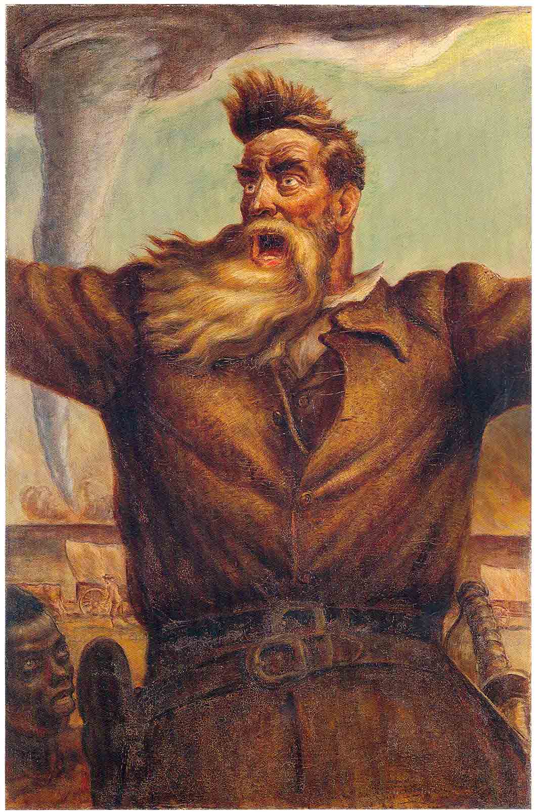 John Brown (1939) - John Steuart Curry Tablo