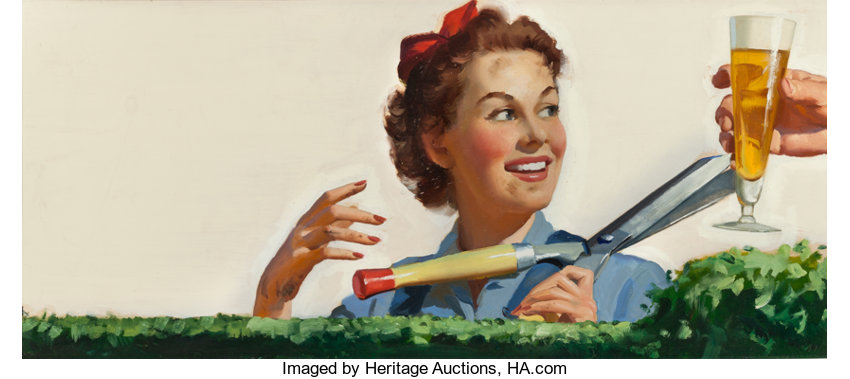 Joseph Schlitz Brewing Company Advertisement - Haddon Sundblom Tablo