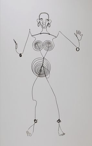 Josephine Baker (III) (1927) – Alexander Calder Tablo