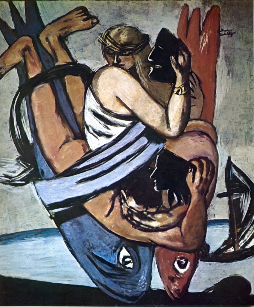 Journey on the Fish (1934) - Max Beckmann Tablo