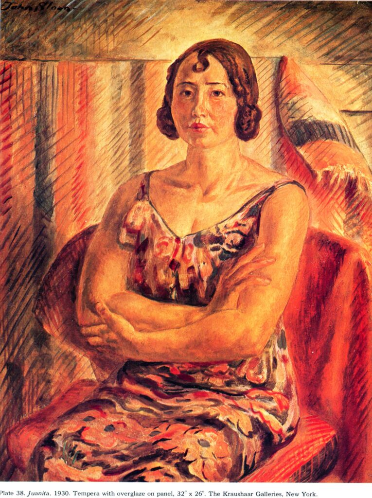 Juanita (1930) - John French Sloan Tablo