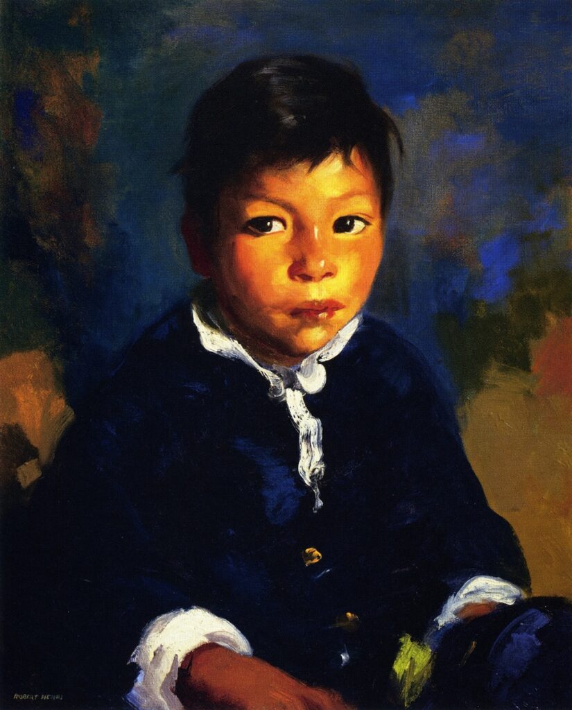 Juanita (also known as Little Half Breed) (1917) - Robert Henri Tablo