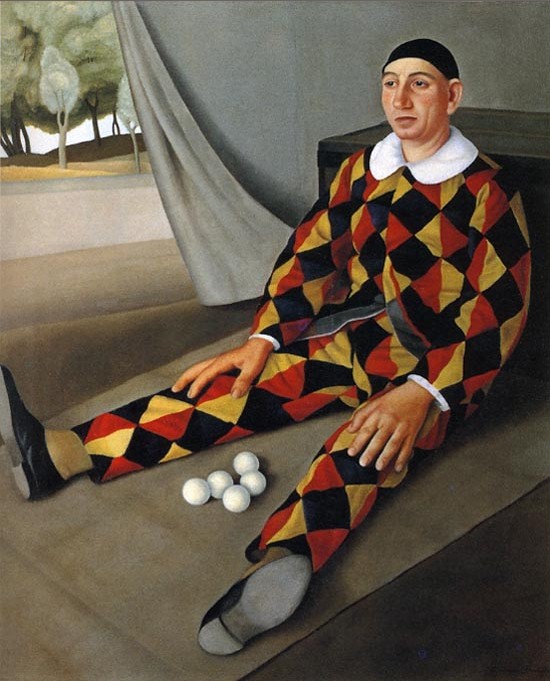 Juggler (1926) – Antonio Donghi Tablo