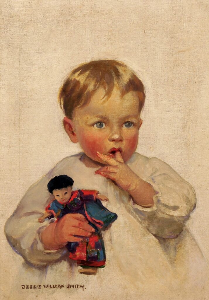 July 1912 Woman's Home Companion Magazine Cover (1912) - Jessie Willcox Smith Tablo