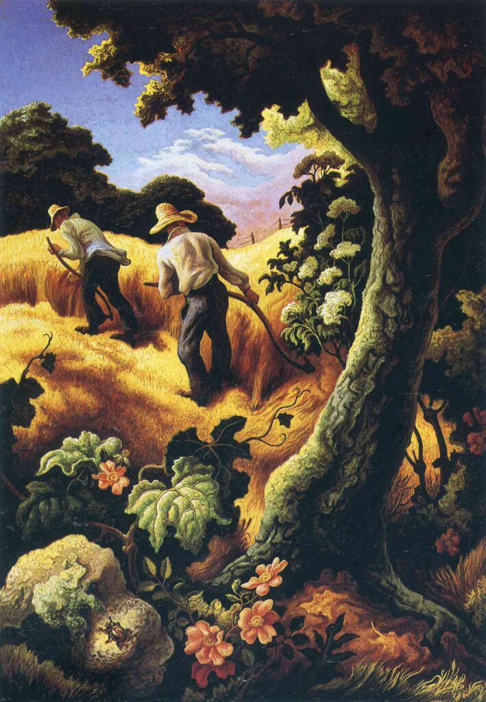 July Hay (1942) - Thomas Hart Benton Tablo