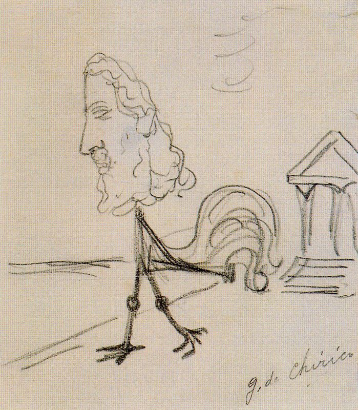 Jupiter at the sea (1936) – Giorgio de Chirico Tablo