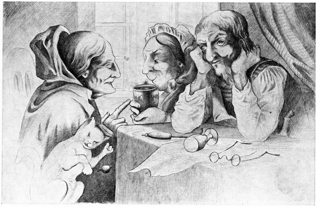 Kaffesladder - Theodor Severin Kittelsen Tablo