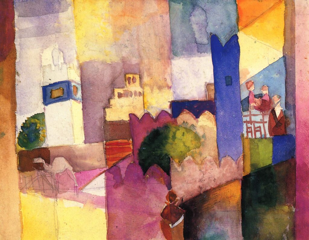 Kairouan (III) - August Macke Tablo