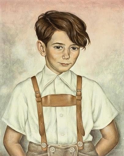 Kinderbild Hans Joachim Zimper – Christian Schad Tablo
