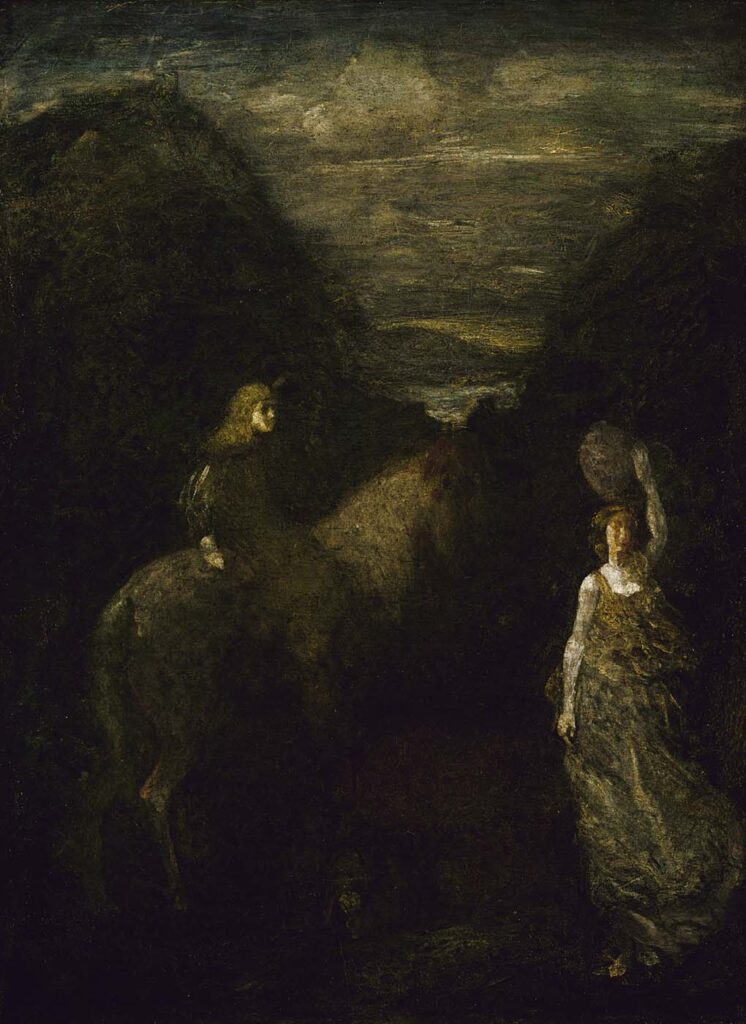 King Cophetua and the Beggar Maid (1906) - Albert Pinkham Ryder Tablo