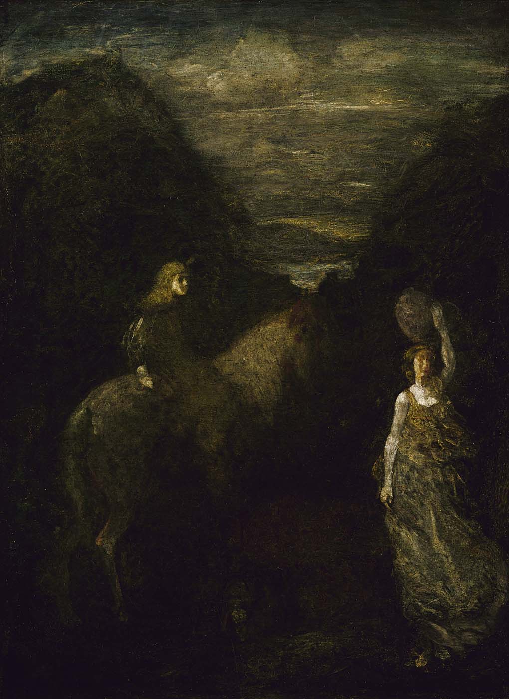 King Cophetua and the Beggar Maid (1906) - Albert Pinkham Ryder Tablo