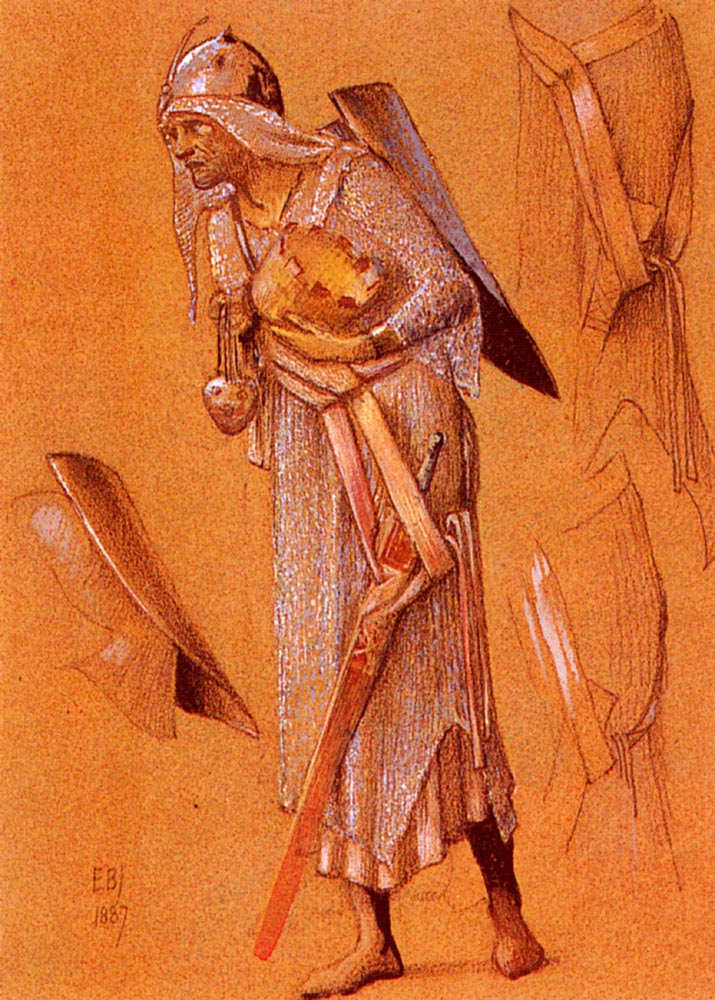 King Gaspar – Edward Burne-Jones Tablo