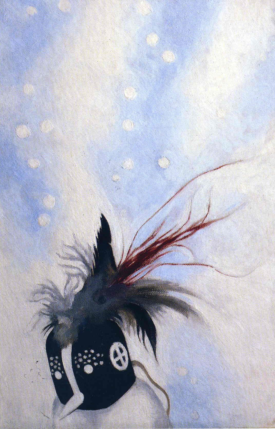 Kokopelli with Snow (1942) - Georgia O'Keeffe Tablo