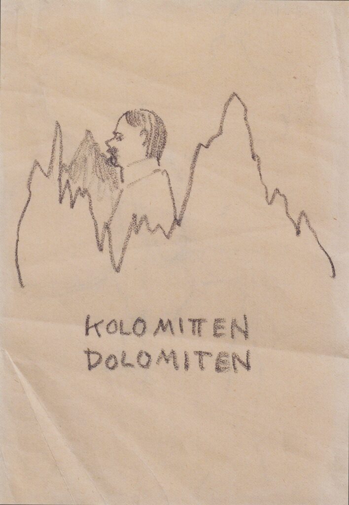 Kolo middle Dolomites (1912) – Koloman Moser Tablo