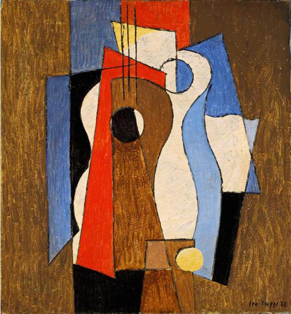 Komposition (1931) - Leo Leuppi Tablo