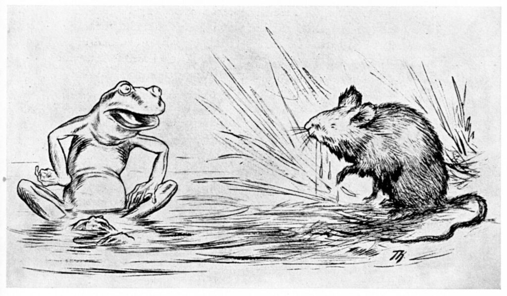 Krigen Mellom Froskene Og Musene 02 (1885) - Theodor Severin Kittelsen Tablo