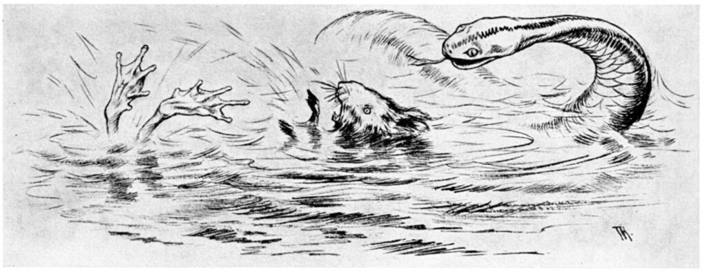 Krigen Mellom Froskene Og Musene 05 (1885) - Theodor Severin Kittelsen Tablo