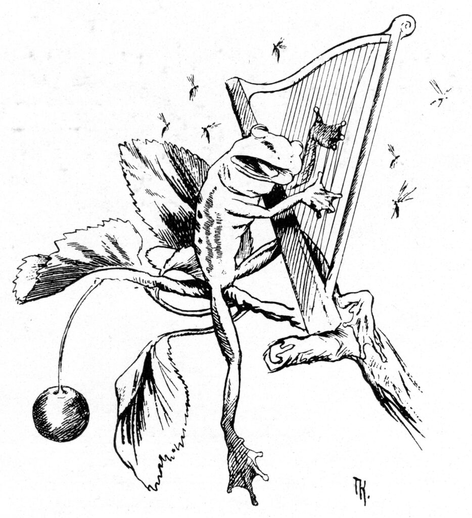 Krigen Mellom Froskene Og Musene 14 (1885) - Theodor Severin Kittelsen Tablo