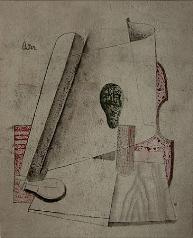 Kubistische Komposition (1920) - Jankel Adler Tablo