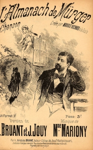 L’Almanach de Murger – Théophile Steinlen Tablo