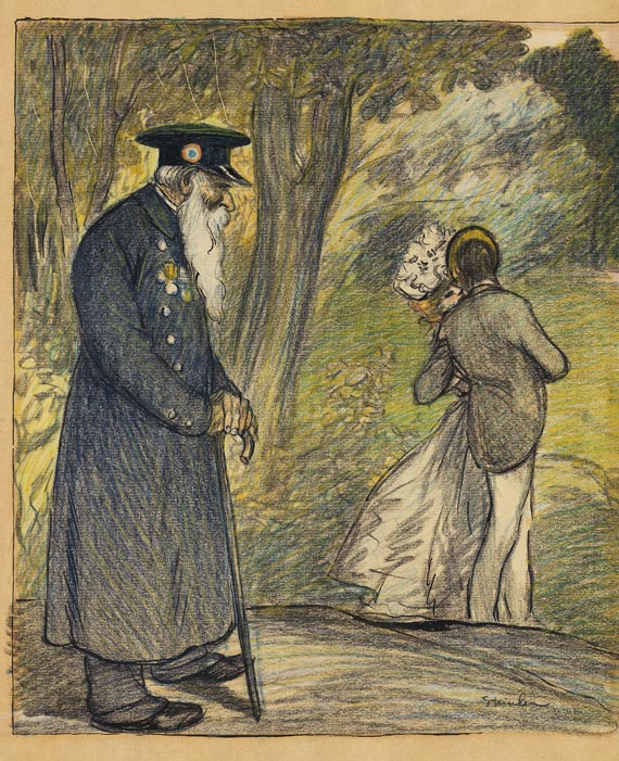 L’Amour Au Vert – Théophile Steinlen Tablo