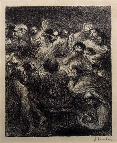 L’Apotre – Théophile Steinlen Tablo