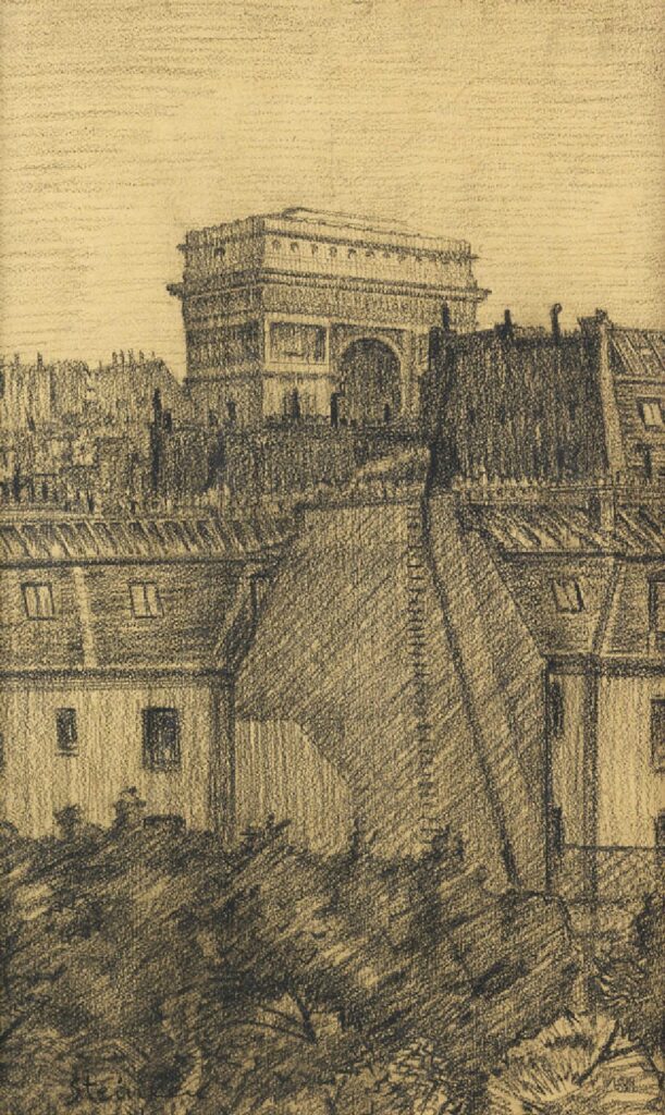 L'Arc de Triomphe - Théophile Steinlen Tablo