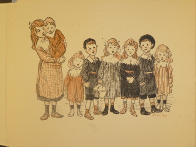 L’Art a L’Ecole (1912) – Théophile Steinlen Tablo